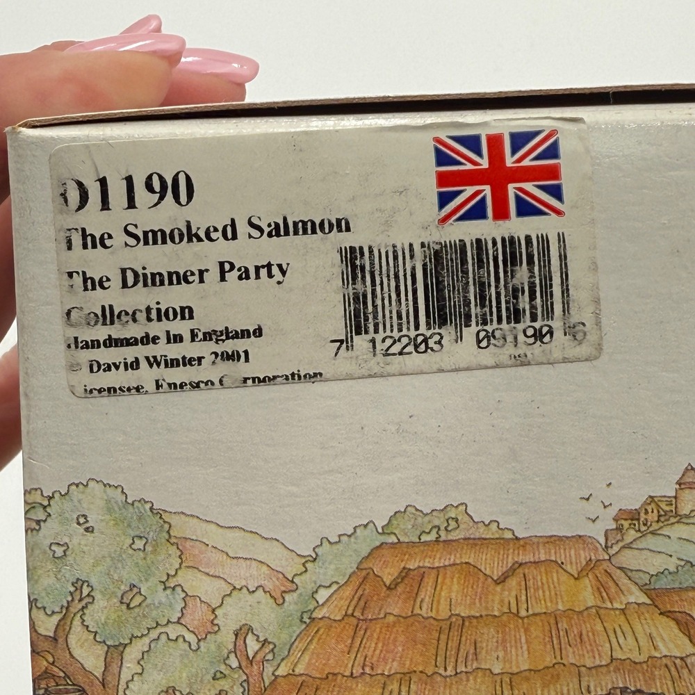 David‎ Winter Cottages The Smoked Salmon D1190 2001 The Dinner Party Collection - Picture 12 of 12